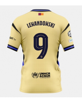 Billige Fotballdrakt Barcelona Robert Lewandowski #9 Replika Bortedrakt 2025-26 Kortermet